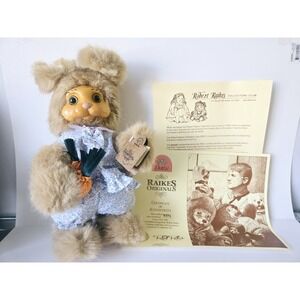 Robert Raikes teddy bear bunny rabbit Spring Easter doll Dottie signed